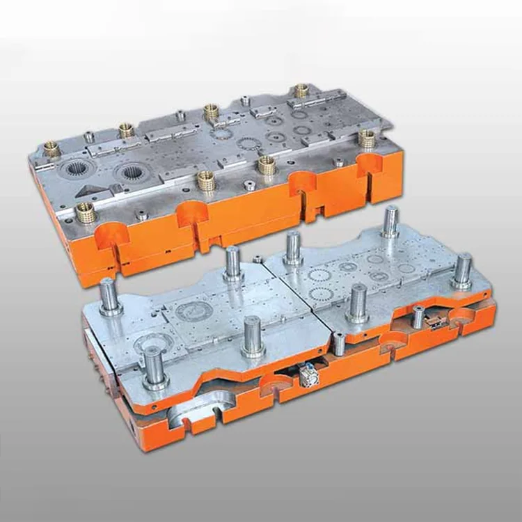 Double-Row Progressive Die for AC Compressor Core